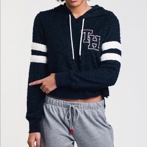 Tommy Hilfiger Fuzzy Cropped Hoodie